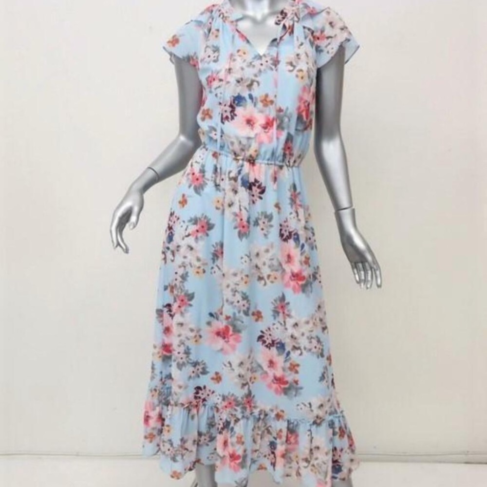 Shoshanna flutter sleeve Analise Dress